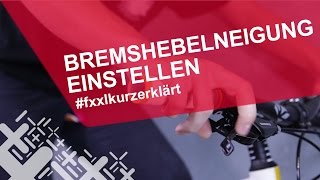 Bremshebel am Fahrrad einstellen  fxxlkurzerklärt [upl. by Melisa]