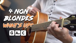 4 Non Blondes  Whats Up Guitar Lesson quotWhats Going Onquot [upl. by Torrie952]