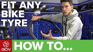 How To Fit Any DifficultToFit Bike Tyre [upl. by Wilkens]