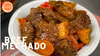 Beef Mechado Recipe  Beef Stew  Mechadong Baka  Easy to Follow Recipe [upl. by Adiell]