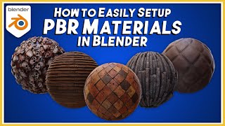 Easy PBR Material Setup in Blender [upl. by Browning]