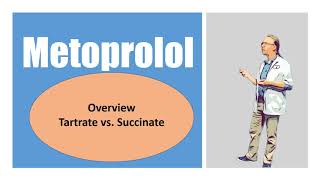 Metoprolol Overview  Tartrate vs Succinate [upl. by Eatnuahs972]