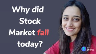 Why Stock Market Crashed today  Why did stock market fall today shorts [upl. by Hyatt309]