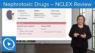 Nephrotoxic Drugs – NCLEX Review – Pharmacology  Lecturio Nursing [upl. by Nyliak]