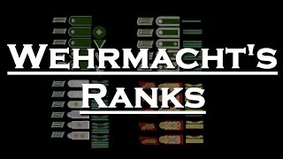 TUTO  Les Grades de la Wehrmacht [upl. by Tayib]