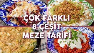 Evde Rahatlıkla Hazırlayabileceğiniz 8 Çok Farklı Meze Tarifi  Meze Tarifleri  Yemekcom [upl. by Ailuj]