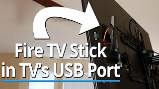 Powering a Fire TV Stick with a TVs USB Port  Can You Do This [upl. by Annahavas]