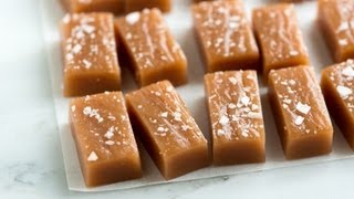 Homemade Salted Caramels Recipe [upl. by Niwrehs]