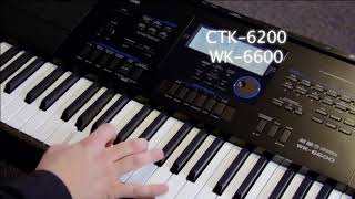 Casio CTK6200 and WK6600 Keyboards Casio Select Workshop [upl. by Wenoa664]