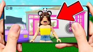 Bloxburg But I PLAY on MOBILE [upl. by Hadleigh]