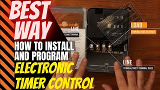 How To Install and Program an Intermatic Electronic Timer Controller [upl. by Llemart]