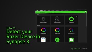 How to detect your Razer Device in Synapse 3 [upl. by Vitkun]