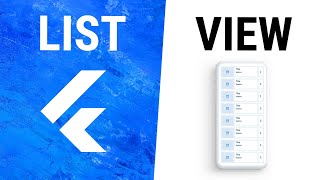 Flutter ListView Widget [upl. by Yuri]