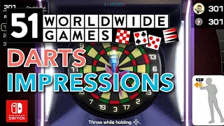 Darts  51 Worldwide Games Nintendo Switch [upl. by Eityak788]