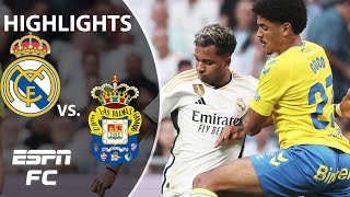 Real Madrid vs Las Palmas  LALIGA Highlights  ESPN FC [upl. by Llet44]