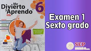 Examen 1 Español Me Divierto y Aprendo [upl. by Nappy520]