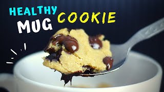 1 Minute Chocolate Chip Cookie HEALTHY and TASTY made in a mug [upl. by Imuya]