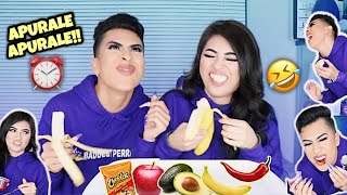 SPEED EATING CHALLENGE CON MI HERMANA  Louie’s Life [upl. by Dieterich671]