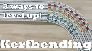 Level up your kerf bending 3 ways everyone can make splines for kerf bending  Woodworking how to [upl. by Docile]