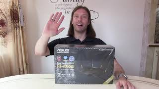 Asus RTAX88U router Unboxing Setup and review [upl. by Adnohsed]