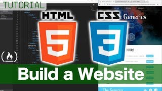 HTML and CSS Tutorial  Create a Website for Beginners [upl. by Huttan800]