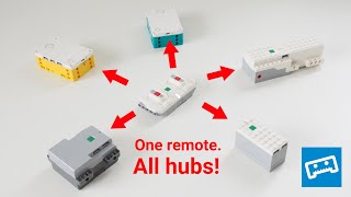 How to use the Powered Up Remote for LEGO Technic City BOOST and MINDSTORMS [upl. by Tomkins988]