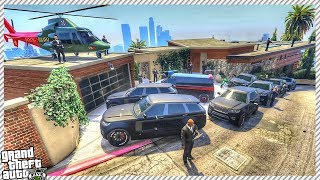 GTA 5  MAFIA BOSS ARRIVES AT FRANKLINS HOUSE [upl. by Orthman]