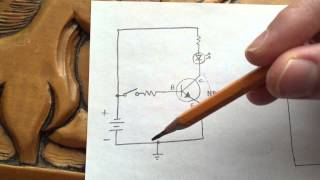 NPN vs PNP Transistors as CommonEmitter Switches [upl. by Oyr]