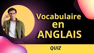 Vocabulaire En Anglais [upl. by Aisenat]