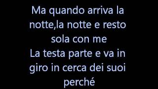 Arisa  La notte  Con Testo Lyrics [upl. by Warga]