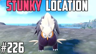 How to Catch Stunky  Pokemon Scarlet amp Violet [upl. by Elinnet]