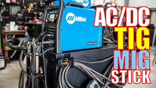 WELD ANYTHING  Miller Multimatic 220 Multiprocess Welder Review [upl. by Idoux463]