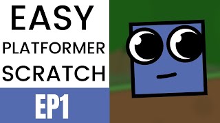 Scratch Tutorial  Easy Scrolling Platformer for Beginners Ep1 [upl. by Monah424]