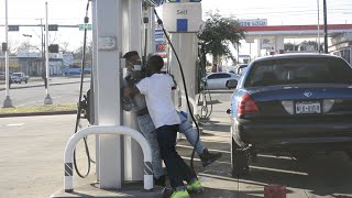 STEALING PEOPLES GAS PRANK GONE WRONG [upl. by Areit321]