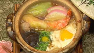 How to Make Nabeyaki Udon Noodles Udon Hot Pot Recipe with Shrimp Tempura  Cooking with Dog [upl. by Onfre]