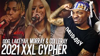 COI LERAY MUST BE STOPPED  DDG Lakeyah Morray and Coi Lerays 2021 XXLFreshman Cypher REACTION [upl. by Jelle]