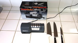 Chef’s Choice Knife Sharpener HOW TO USE amp UNBIASED REVIEW [upl. by Rabiah]