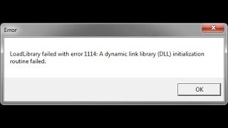 Fix LoadLibrary failed with error 1114 Error in Windows 10 [upl. by Gerladina]