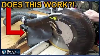 Does this Work Miter Saw Dust Collection Gamechanger  EP45 [upl. by Omissam]