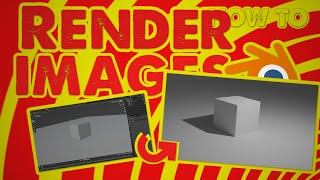 How to render an image Blender tutorial [upl. by Tasia483]