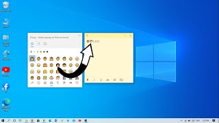 Shortcut to Insert Emoji and Symbol on Windows 10 [upl. by Ellennahc]