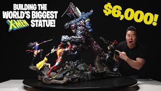 BUILDING THE WORLDS BIGGEST XMEN STATUE XMen vs Sentinel Diorama  XM Studios [upl. by Darsie757]