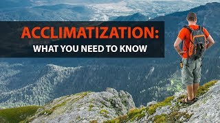 Acclimatization What You Need to Know [upl. by Trevah]