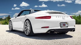 Porsche 911 991  Vossen 20quot VFS1 Concave Wheels [upl. by Llehsyt]