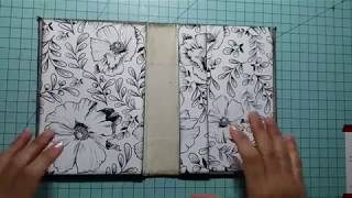 Basics for making a Junk Journal cover for beginners  Part 1 [upl. by Anertal]