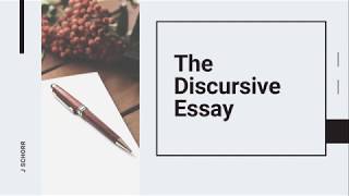 How to Write a Discursive Essay [upl. by Boutis]