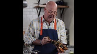 Andrew Zimmern Cooks How to Kill a Lobster [upl. by Ekez]