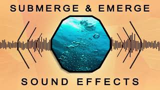 Water Submerge amp Emerge  Free Sound Effect [upl. by Meier711]