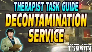 Decontamination Service  Therapist Task Guide  Escape From Tarkov [upl. by Aronow]