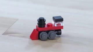 How to Build a Miniature Train  LEGO Creator  DIY Holiday Building Tips [upl. by Ecerahc]